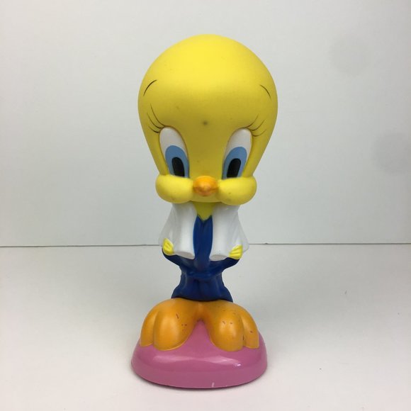 Tweety Bird Bubble Bath Bottle‎ Vinyl Zippered Pencil Case Small Lady Bug Plush - Picture 7 of 9